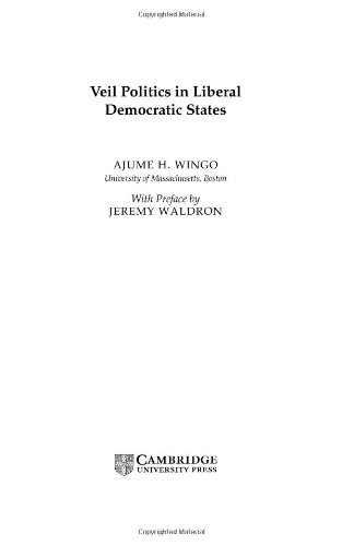 Veil Politics In Liberal Democratic States Ajume H Wingo