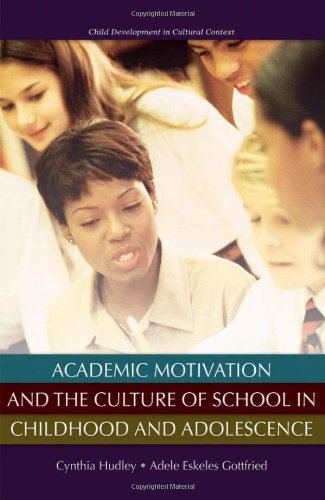 Academic Motivation And The Culture Of Schooling Child Development In Cultural Context 1st Edition Cynthia Hudley