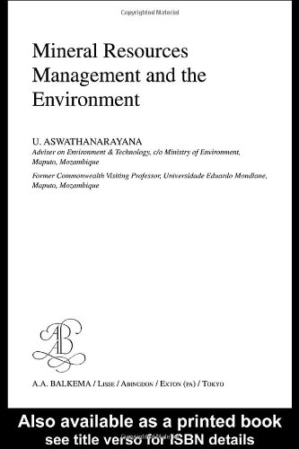 Mineral Resources Management And The Environment 1st Edition U Aswathanarayana