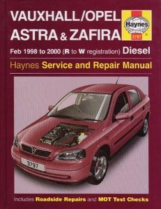 Vauxhall Opel Astra And Zafira Diesel R To W Registration Service And Repair Manual Haynes Manuals Martynn Randall