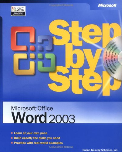 Microsoft Office Word 2003 Step By Step Step By Step Microsoft Online Training Solutions Inc