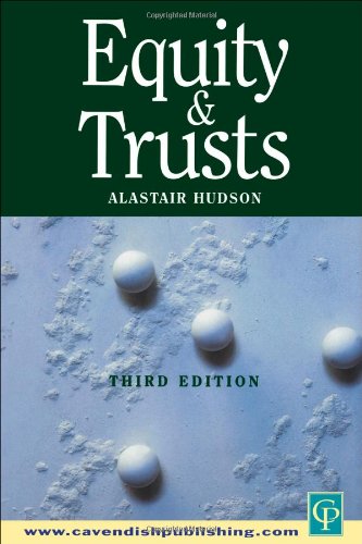 Equity Trusts 3rd Edition 2nd Edition Alastair Hudson