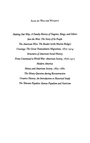 Habits Of Empire A History Of American Expansion Walter Nugent