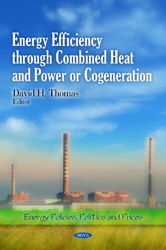 Energy Efficiency Through Combined Heat And Power Or Cogeneration David H Thomas Editor