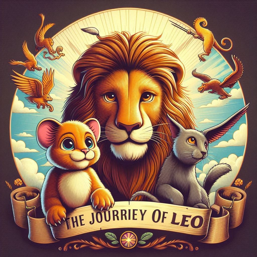 The Journey Of Leo The Lion Illustrated Md Sojib