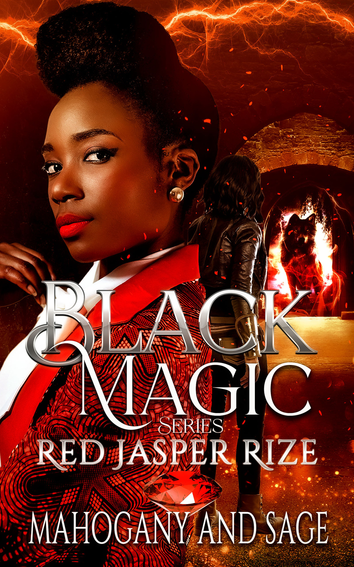 Black Magic Series Red Jasper Rize Mahogany Sage