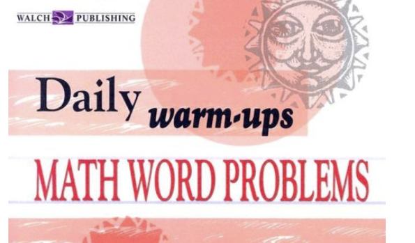 Walch Daily Warmups Math Word Problems Josh Brackett