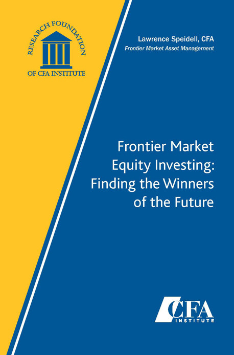 Frontier Market Equity Investing Finding The Winners Of The Future Lawrence Speidell