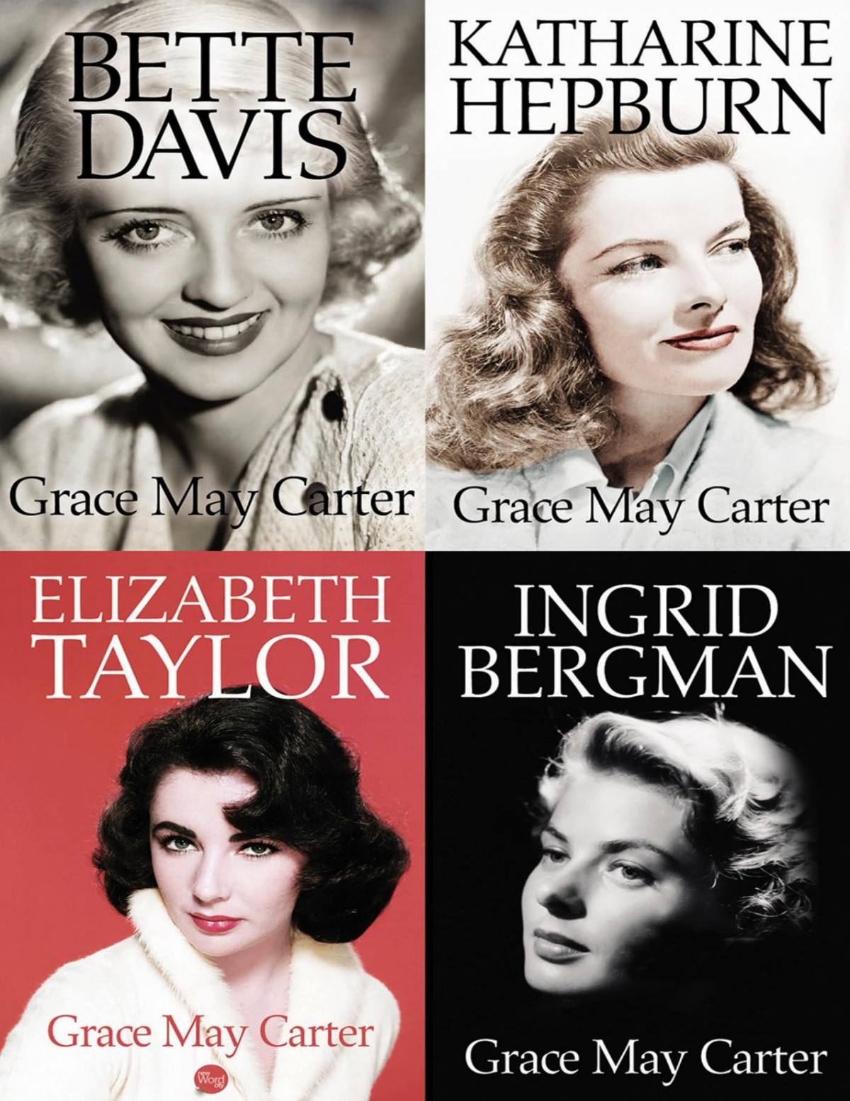 Box Set Ingrid Bergman Bette Davis Katharine Hepburn Elizabeth Taylor Grace May Carter