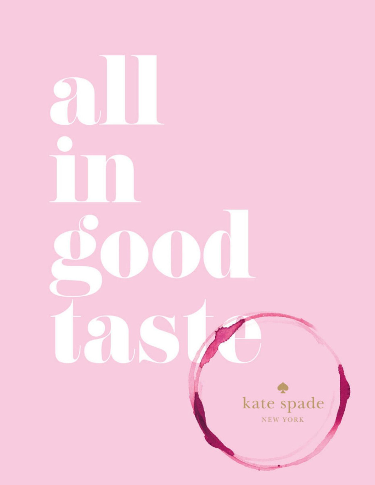 Kate Spade New York All In Good Taste Kate Spade New York