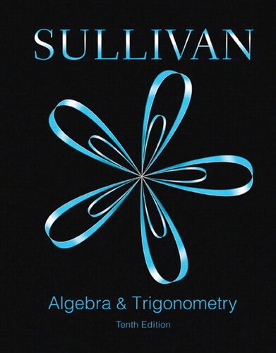 Algebra Trigonometry 10th Edition Sullivan M