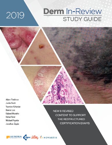 Derm Inreview Study Guide 20192020 1st Edition Adam Friedman