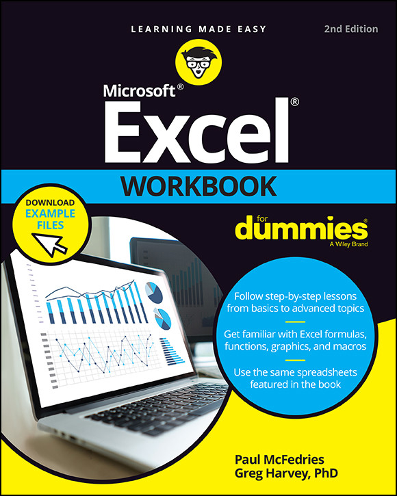 Excel Workbook For Dummies Paul Mcfedries Greg Harvey