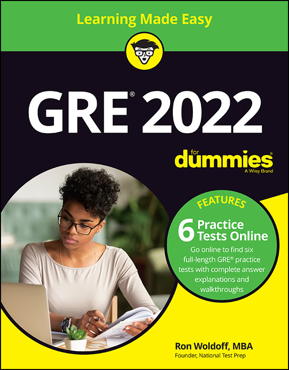 Gre 2022 For Dummies With Online Practice Ron Woldoff