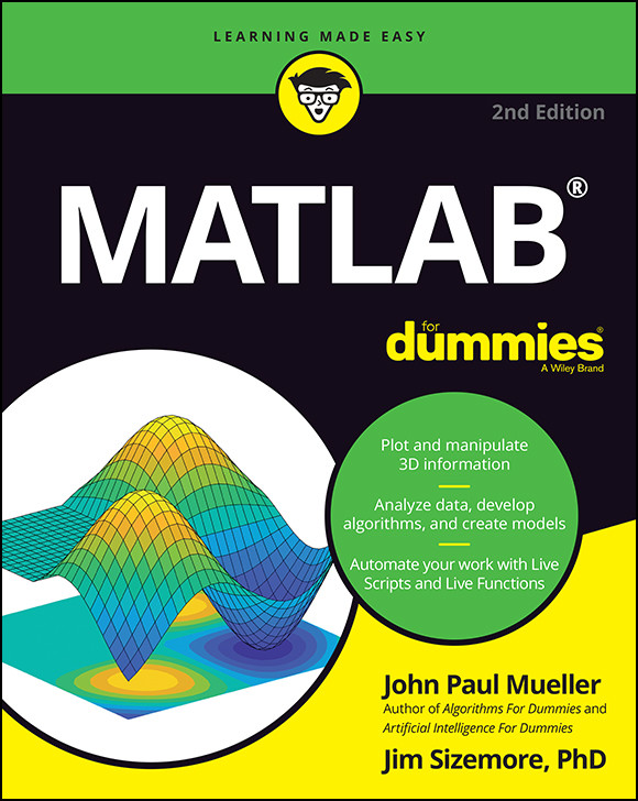 Matlab For Dummies John Paul Mueller Jim Sizemore