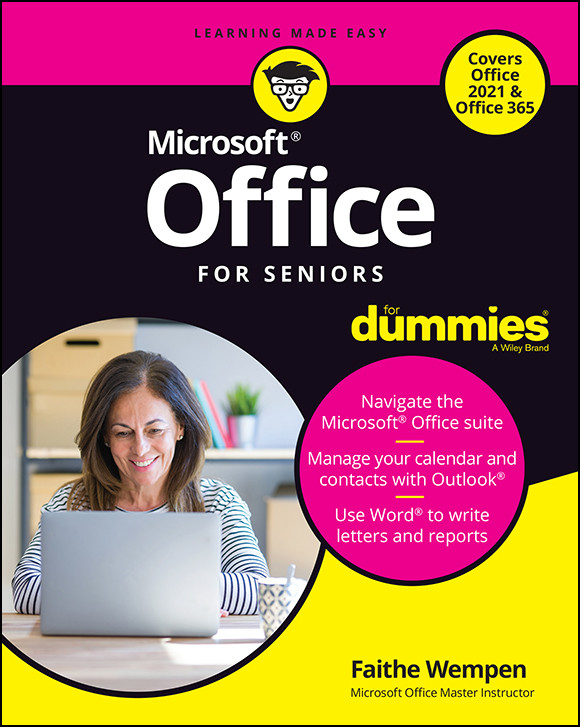 Office For Seniors For Dummies Faithe Wempen
