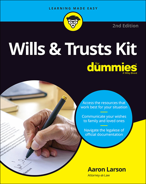 Wills Trusts Kit For Dummies Aaron Larson