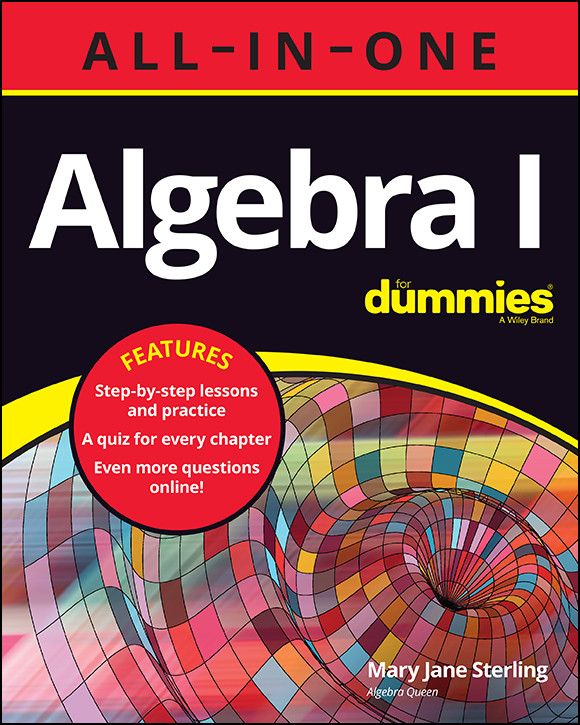 Algebra I Allinone For Dummies Mary Jane Sterling