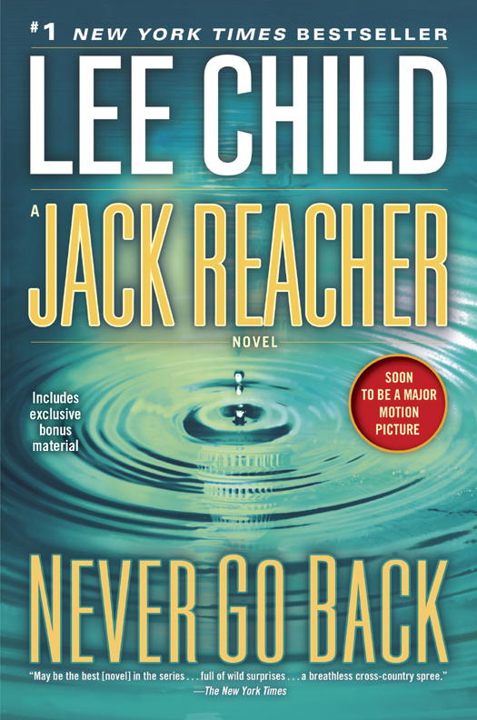 Never Go Back A Jack Reacher Novel Lee Child