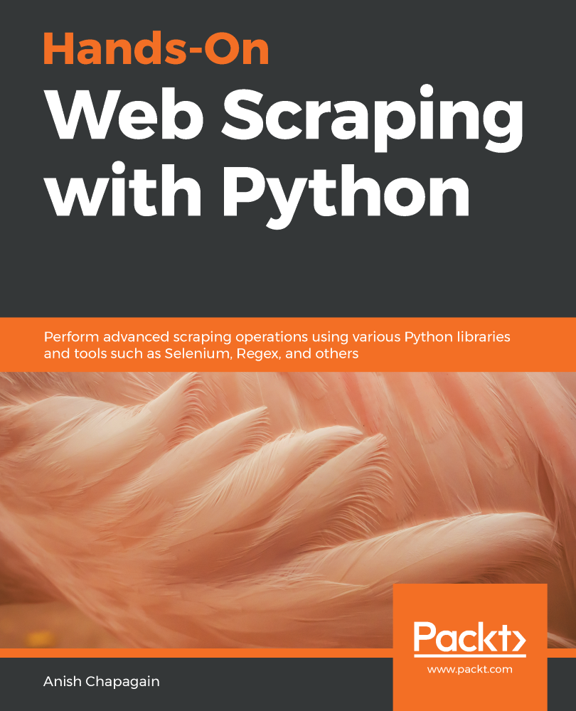 Handson Web Scraping With Python Anish Chapagain