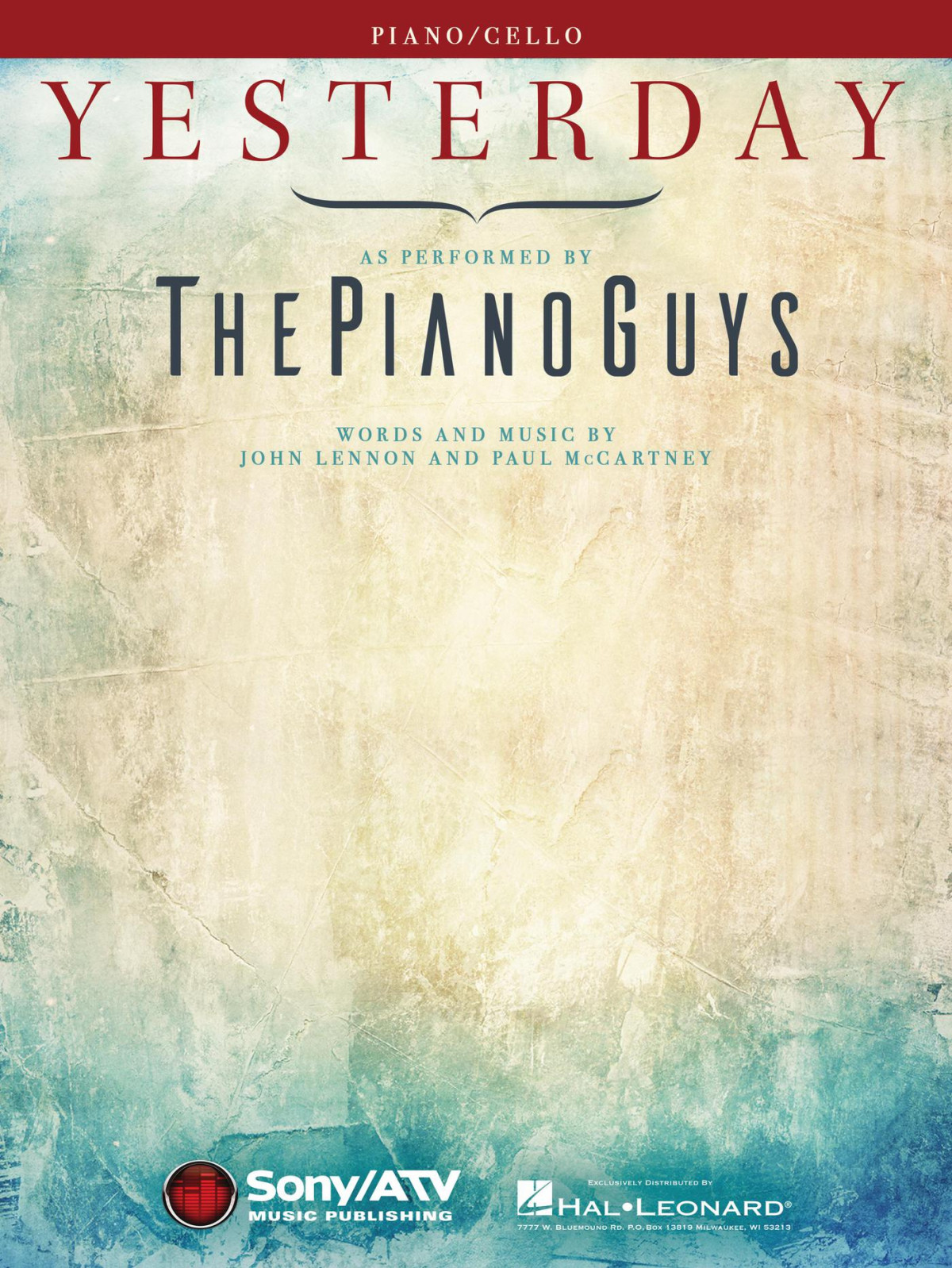 Yesterday Cellopiano Sheet Music Paul Mccartney The Piano Guys