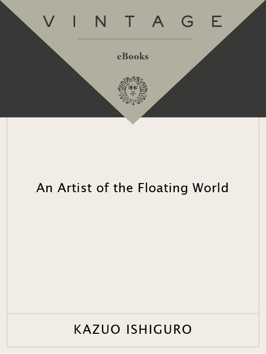 An Artist Of The Floating World Kazuo Ishiguro
