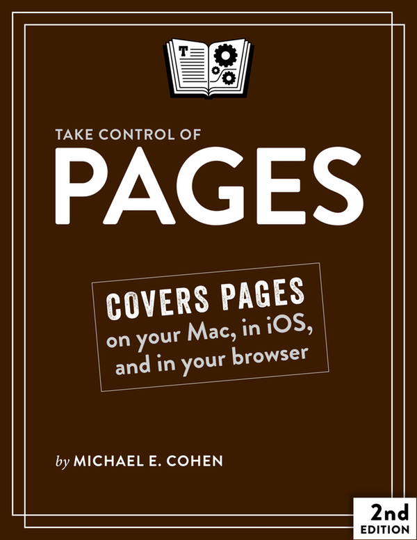 Take Control Of Pages Michael E Cohen
