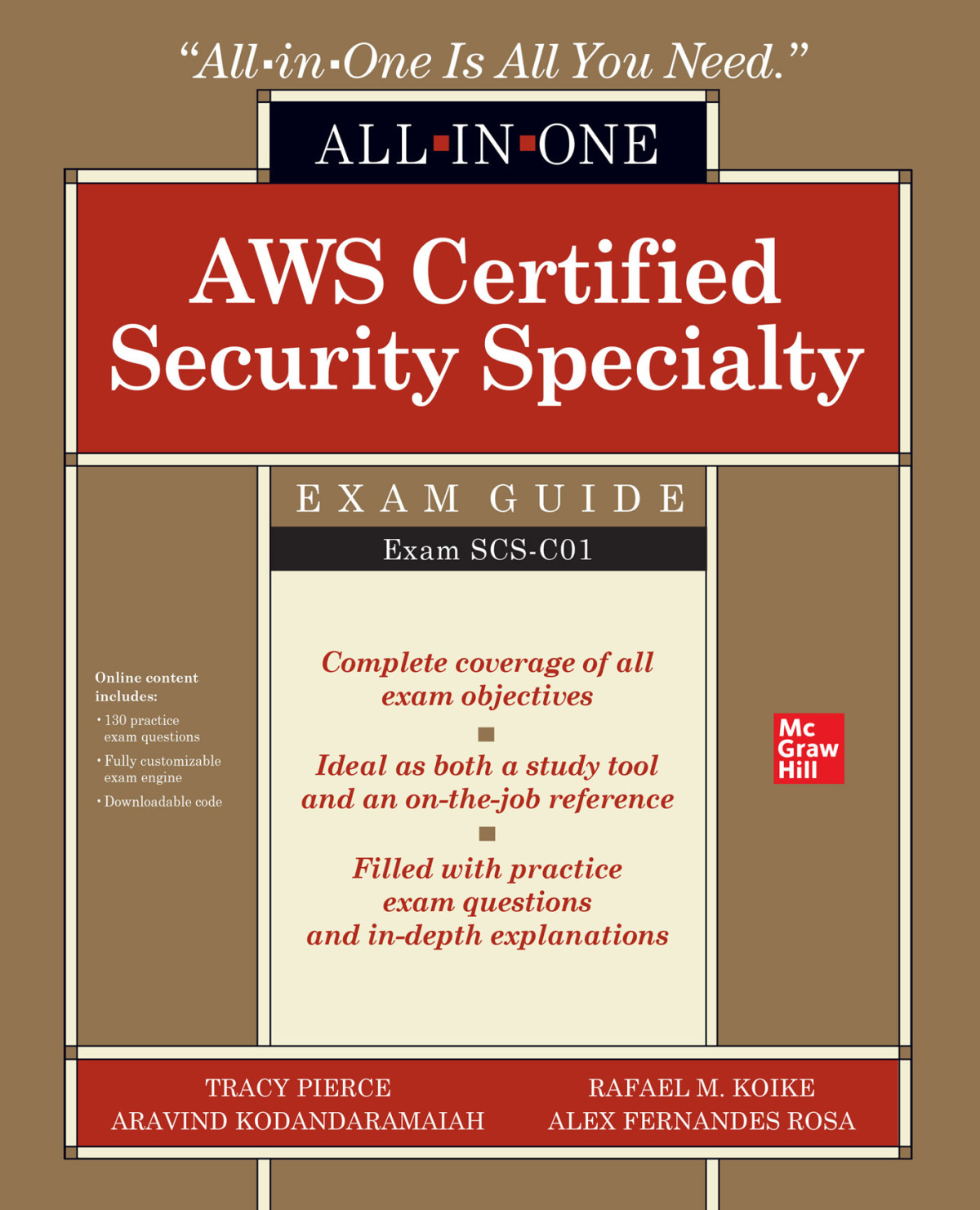 Aws Certified Security Specialty Allinone Exam Guide Exam Scsc01 Tracy Pierce