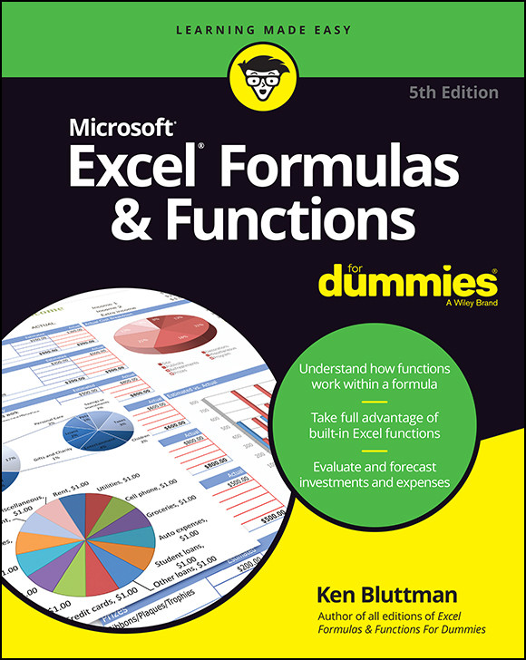 Excel Formulas Functions For Dummies Ken Bluttman