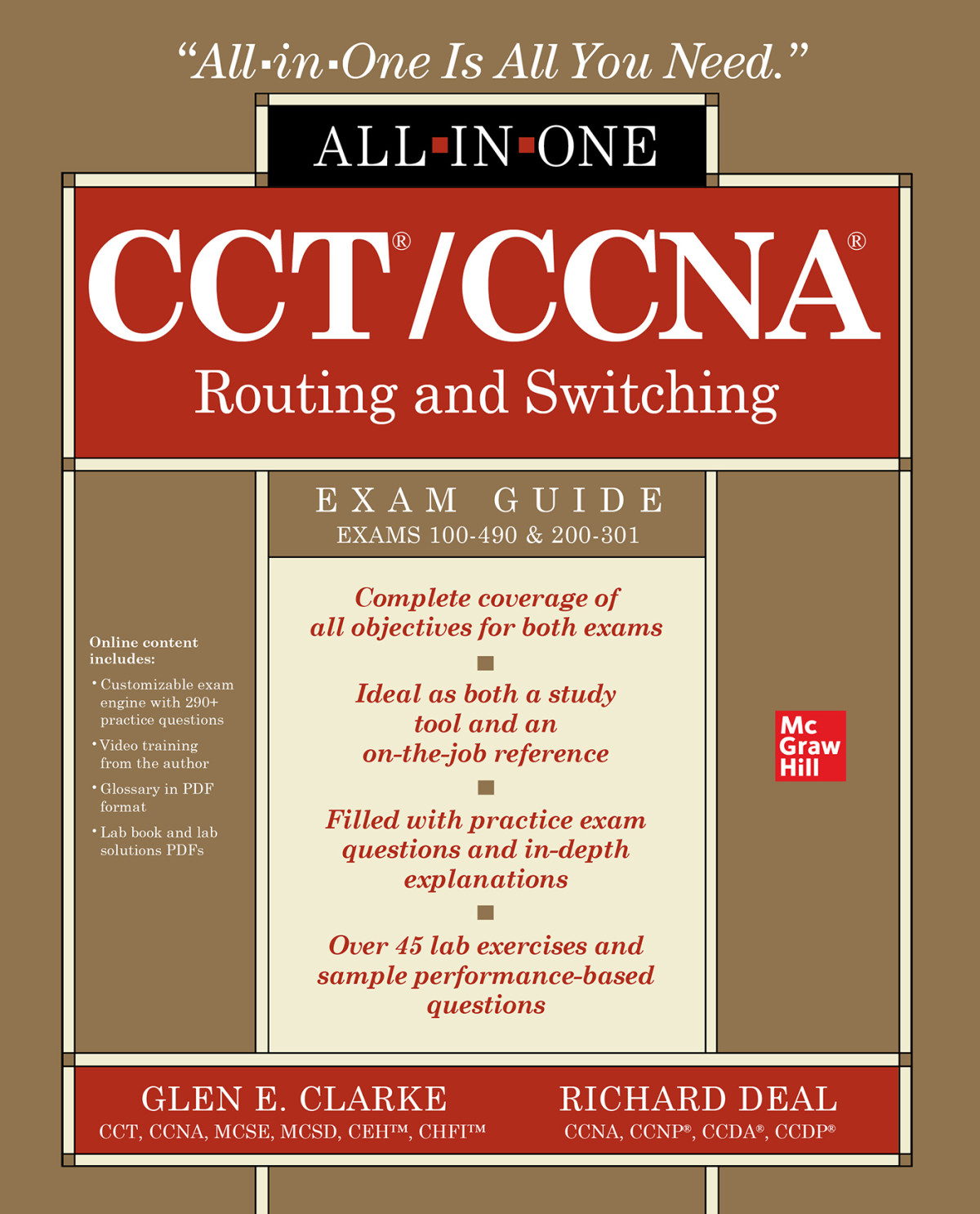 Cctccna Routing And Switching Allinone Exam Guide Exams 100490 200301 Glen E Clarke