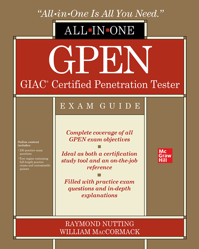 Gpen Giac Certified Penetration Tester Allinone Exam Guide Raymond Nutting