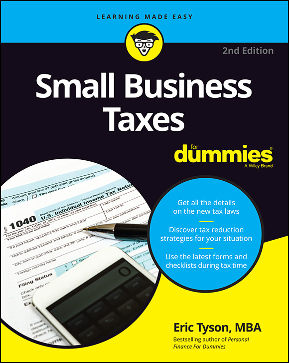 Small Business Taxes For Dummies Eric Tyson
