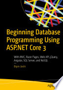 Beginning Database Programming Using Aspnet Core 3 Bipin Joshi