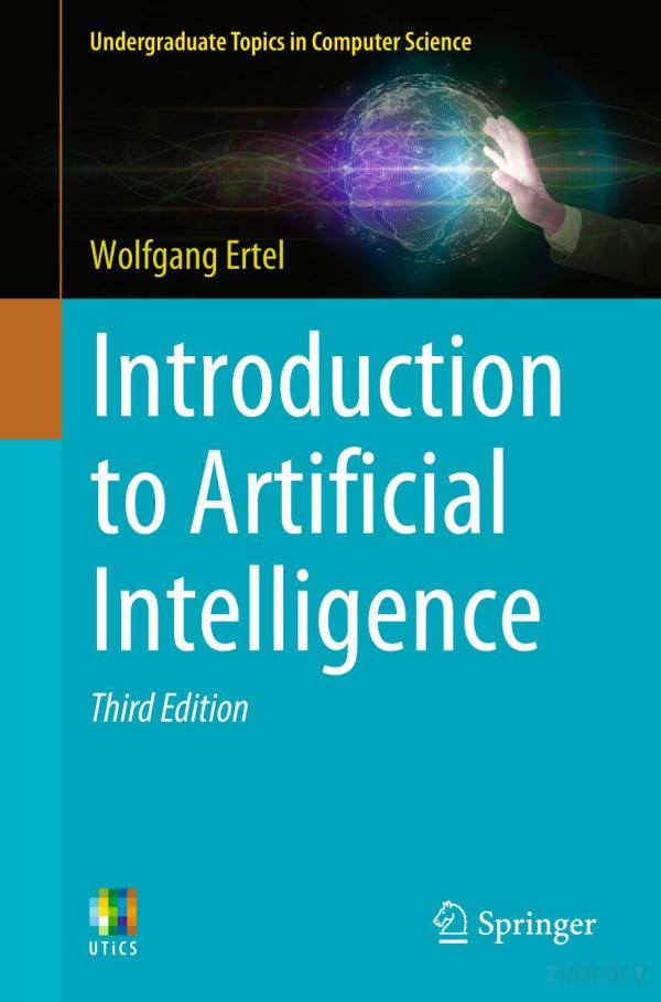 Introduction To Artificial Intelligence 3rd Edition Wolfgang Ertel