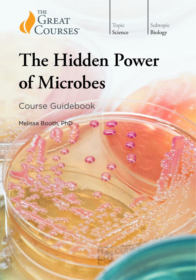 The Hidden Power Of Microbes Dr Melissa Booth