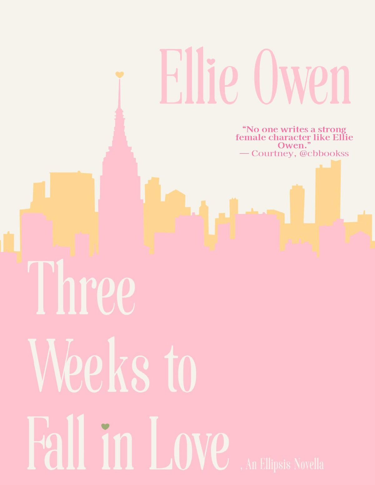 Three Weeks To Fall In Love Ellie Owen