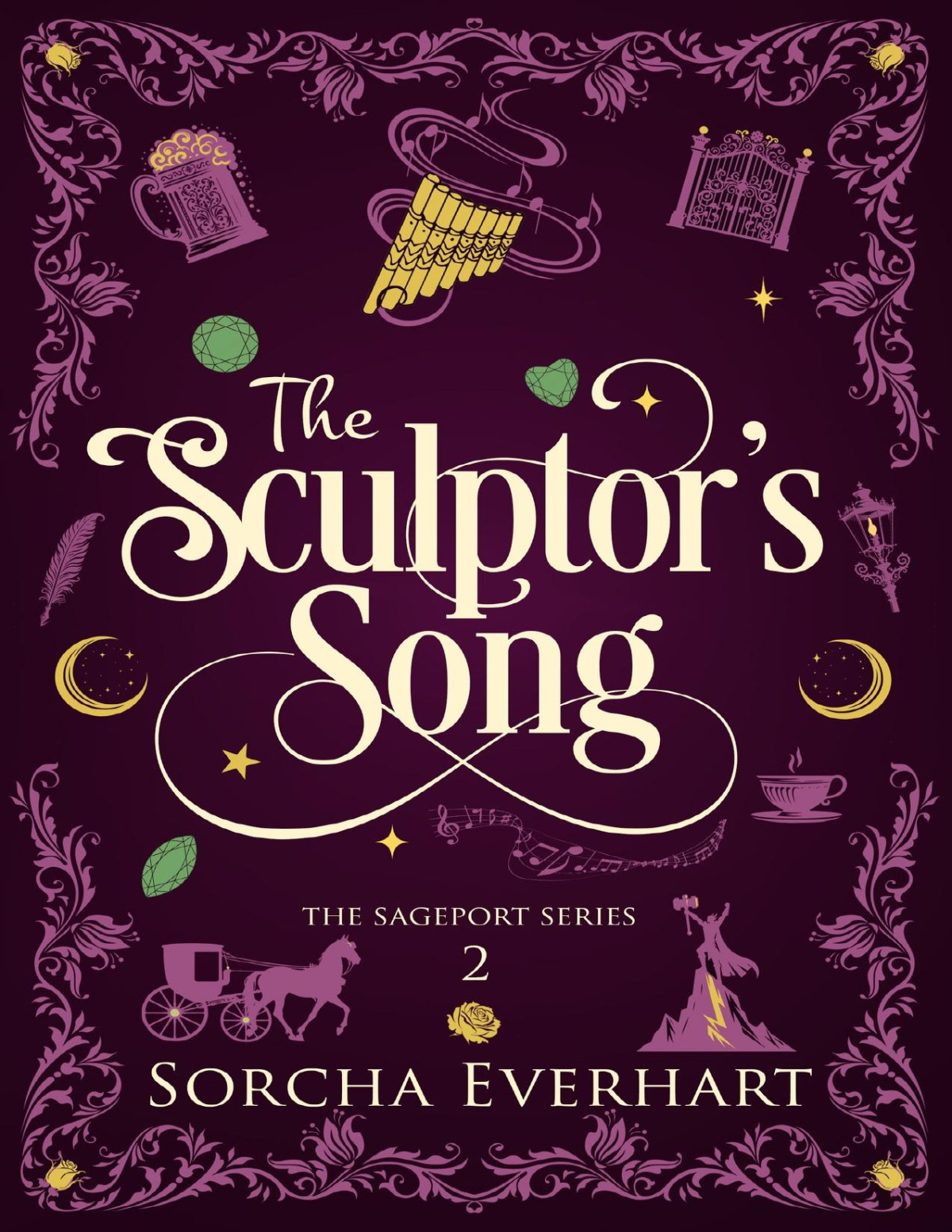 The Sculptors Song A Cozy Fantasy Romance The Sageport Series Book 2 Sorcha Everhart