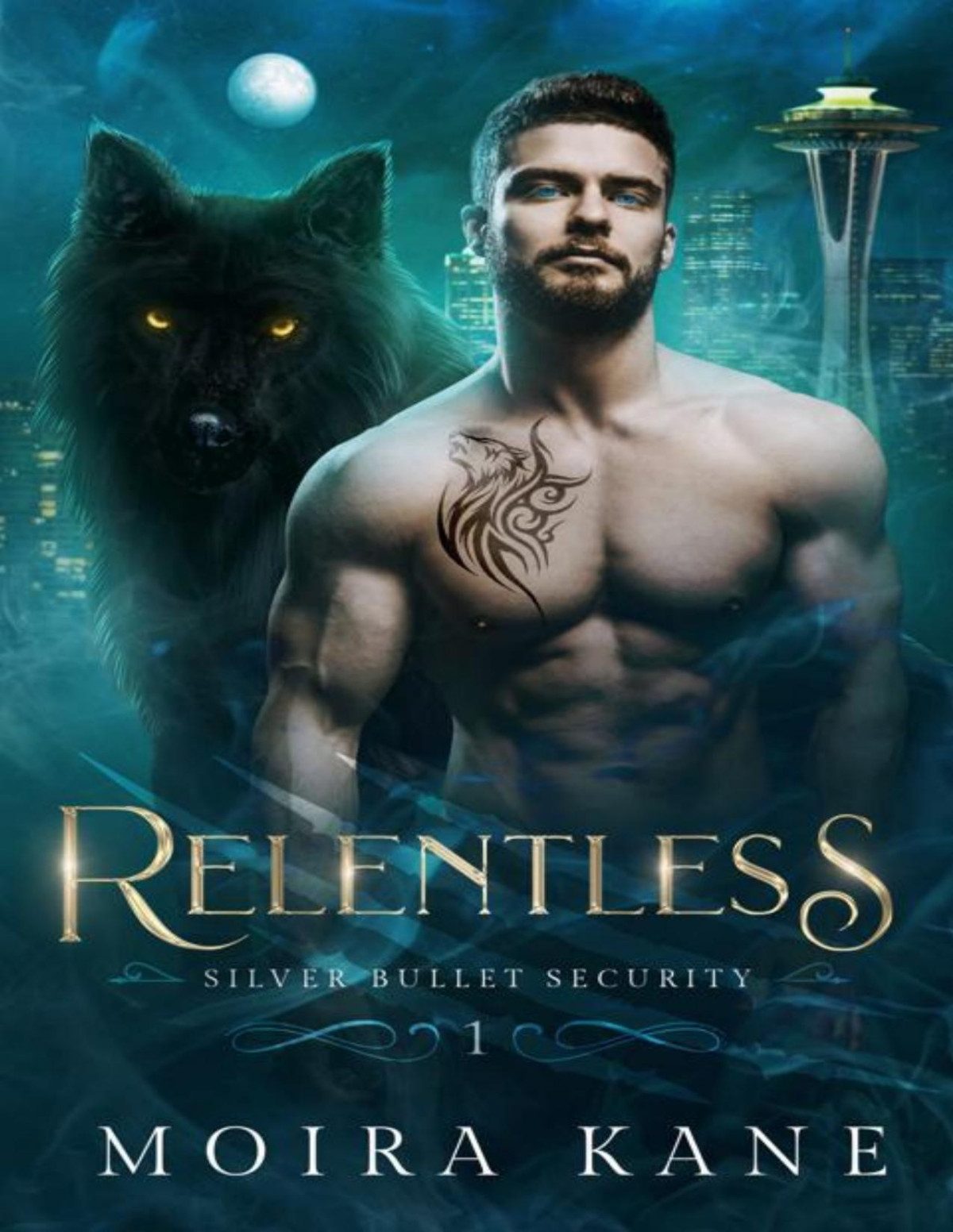 Relentless A Grumpy Sunshine Fated Mates Romance Silver Bullet Security Book 1 Moira Kane