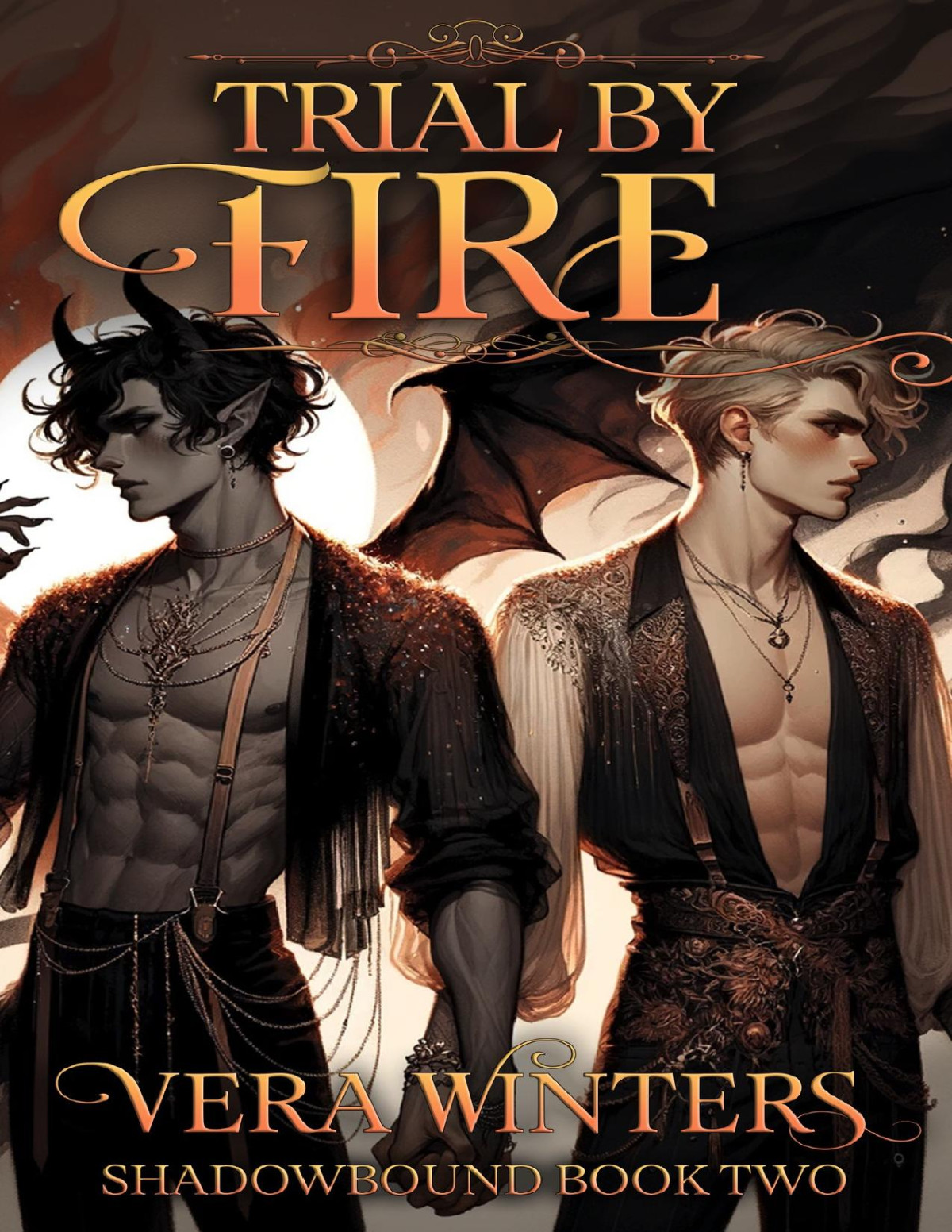 Trial By Fire A Dark Mm Fantasy Enemiestolovers Romance Shadowbound Book 2 Vera Winters