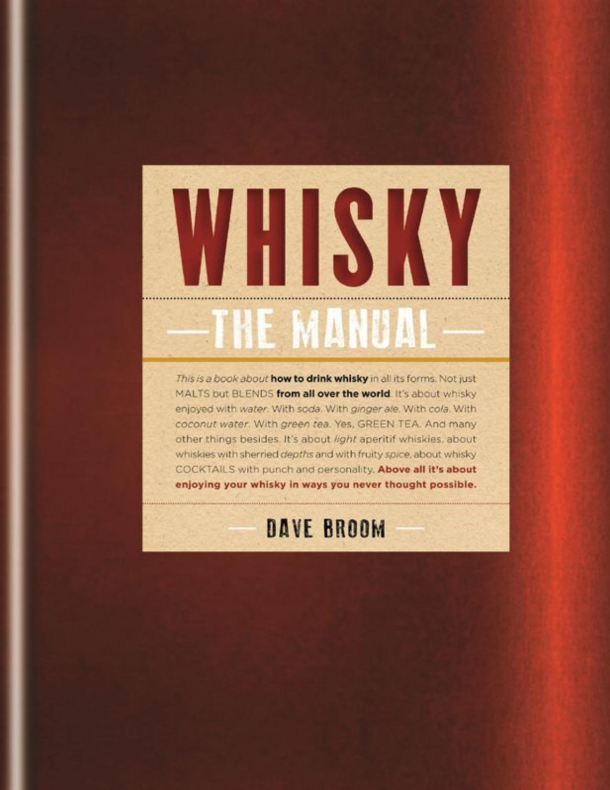 Whisky The Manual Dave Broom