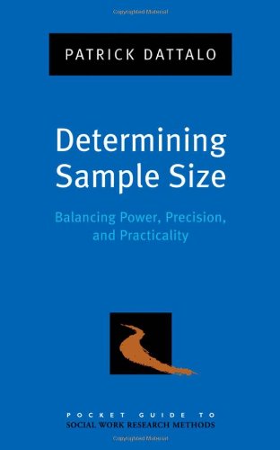 Determining Sample Size Balancing Power Precision And Practicality Patrick Dattalo
