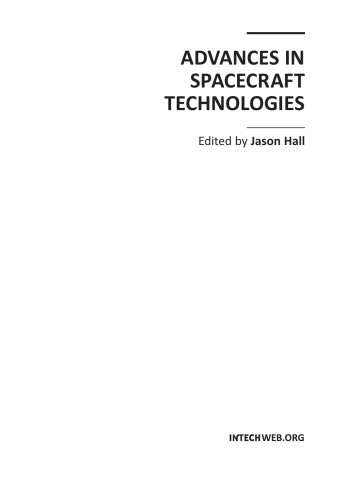 Advances In Spacecraft Technologies Jason Hall
