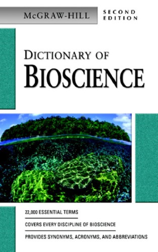 Mcgrawhill Dictionary Of Bioscience 2nd Edition Mcgrawhill