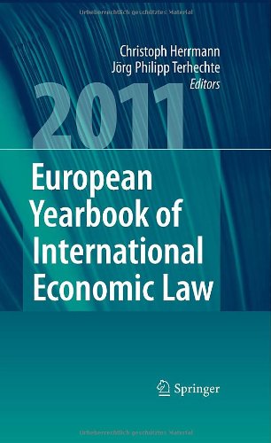European Yearbook Of International Economic Law 2011 1st Edition Karl M Meessen Auth