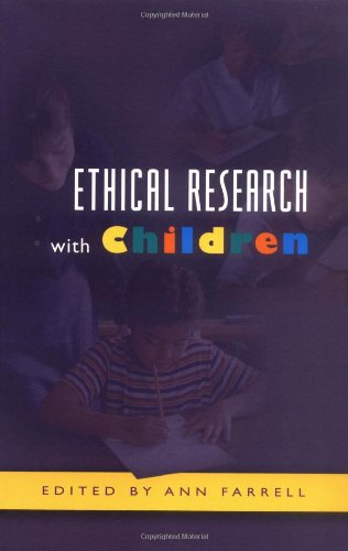 Ethical Research With Children 1st Ann Farrell
