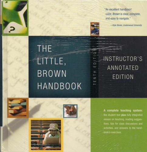 Little Brown Handbook The 10th Edition Mycomplab Series Instructors Annot H Ramsey Fowler Jane E Aaron