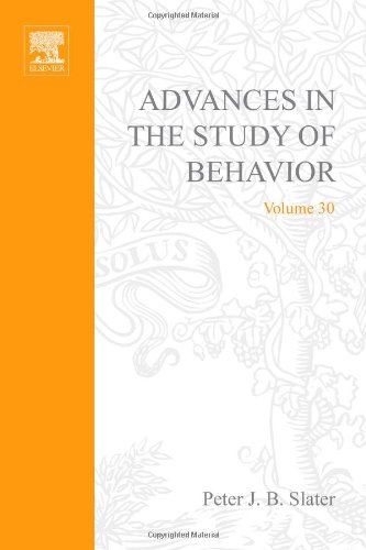 Advances In The Study Of Behavior 30 1st Edition Peter J B Slater