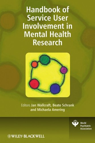 Handbook Of Service User Involvement In Mental Health Research Evidence And Experience In Psychiatry Series 1st Edition Jan Wallcraft