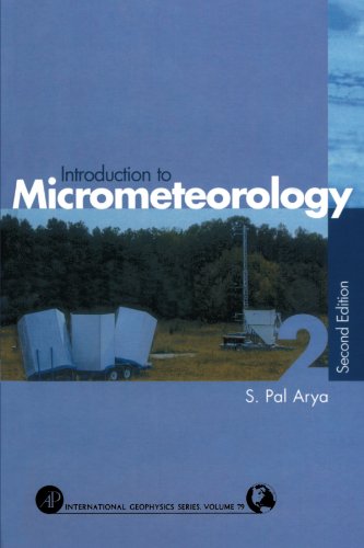 Introduction To Micrometeorology 2nd Edition S Pal Arya Eds