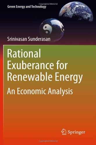 Rational Exuberance For Renewable Energy An Economic Analysis 1st Edition Srinivasan Sunderasan Auth
